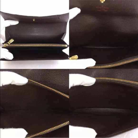 😍 AUTHENTIC Portefeuille Sarah Long Wallet Damier - Picture 7 of 8